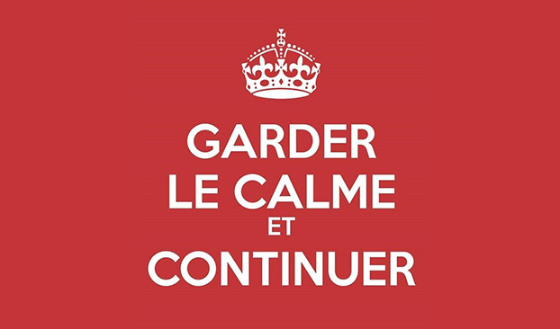 pembroke garder le calme et continuer